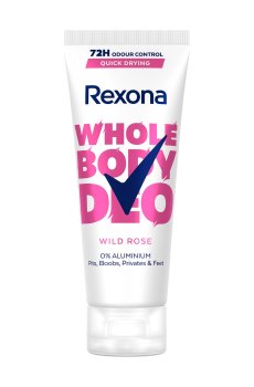 Дезодорант-крем женский Rexona Whole Body Дикая роза, 75 мл