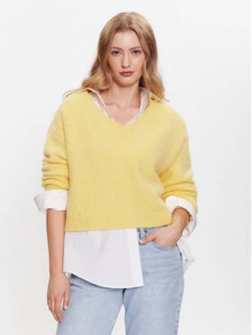 American Vintage Светр East EAST18HH23 Жовтий Relaxed Fit American Vintage Светр East EAST18HH23 Жовтий Relaxed Fit