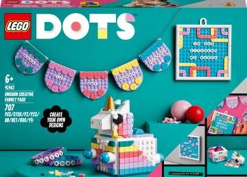Конструктор LEGO DOTs Сімейний комплект для творчості «Єдиноріг» (41962) Конструктор LEGO DOTs Сімейний комплект для творчості «Єдиноріг» (41962)