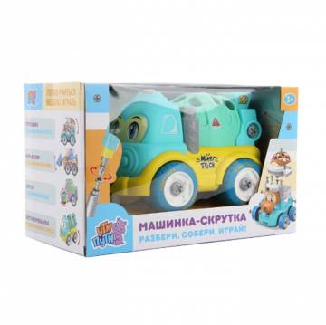 Детская машинка-конструктор с отверткой Kelly toys большие детали (129-A4) Детская машинка-конструктор с отверткой Kelly toys большие детали (129-A4)