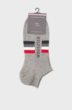 Мужские серые носки (2 пары) SNEAKER Серый 39-42 Tommy Hilfiger 701232467