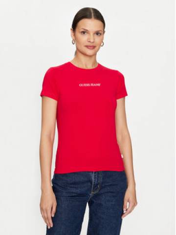Guess Jeans Футболка W4YI01 J1314 Червоний Slim Fit Guess Jeans Футболка W4YI01 J1314 Червоний Slim Fit