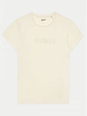 Guess Футболка J4RI49 J1314 Бежевий Regular Fit Guess Футболка J4RI49 J1314 Бежевий Regular Fit