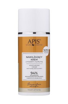 Уценка! Увлажняющий крем для лица Apis Natural Cosmetics Moisturizing Cream с медом и куркумой, 100 мл