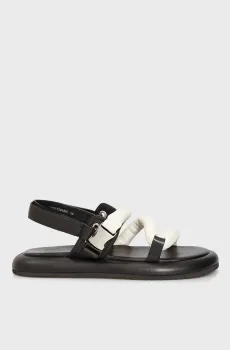 Женские белые кожаные сандалии Deanne Белый 36 PRPY PRSLT5008W