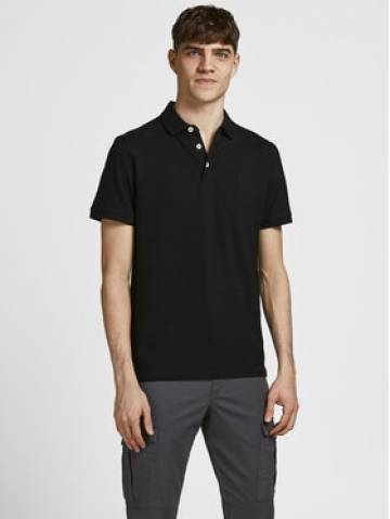 Jack&Jones Поло Paulos 12136668 Чорний Slim Fit Jack&Jones Поло Paulos 12136668 Чорний Slim Fit