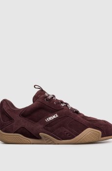 Бордовые замшевые кроссовки Galaxia