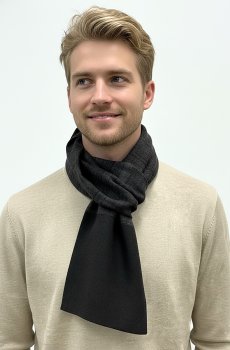 Темно-серый хлопковый шарф OP-WR-83-sharf