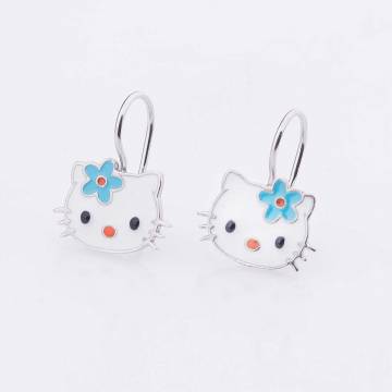Серьги детские Hello Kitty (эмаль) 121779г Серьги детские Hello Kitty (эмаль) 121779г