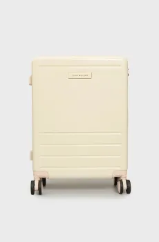Женский белый чемодан 55 см TRAVEL CABIN CASE Белый ONESIZE Tommy Hilfiger AW0AW17829
