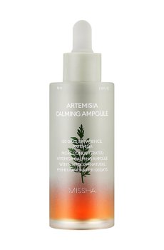 Уценка! Успокаивающая ампульная сыворотка для лица Missha Artemisia Calming Ampoule с полынью, 50 мл