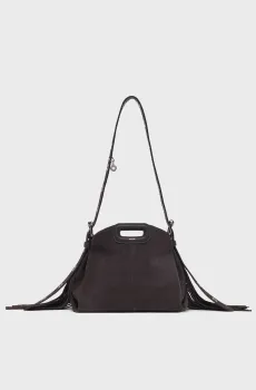 Женская темно-серая замшевая сумка Miss M mini Серый ONESIZE MAJE MFASA01111_Grey