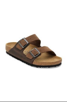 Кожаные шлепанцы Birkenstock Arizona