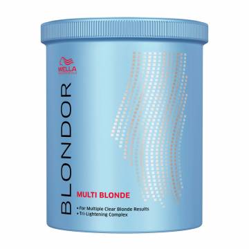 Осветляющая Пудра для волос Wella Professionals BLONDOR Multi Blonde Powder 800мл Осветляющая Пудра для волос Wella Professionals BLONDOR Multi Blonde Powder 800мл