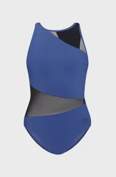 Женский темно-синий купальник MESH ANGLE SWIMSUIT VENT BACK Синий 38 Arena 010191-700