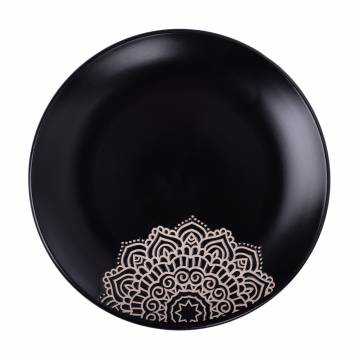 Тарелка обеденная Limited Edition Kora черная, 25 см (JH5277S-1) Тарелка обеденная Limited Edition Kora черная, 25 см (JH5277S-1)