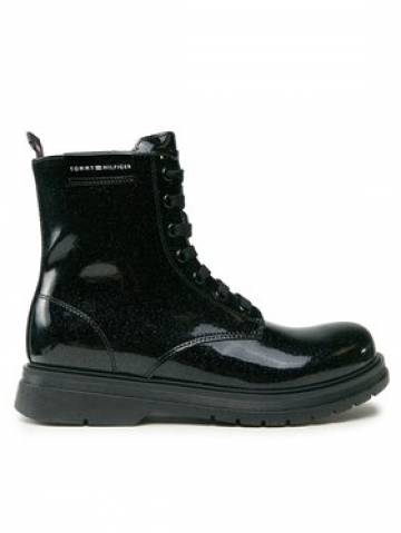 Tommy Hilfiger Черевики туристичні T4A5-33032-1237 S Чорний Tommy Hilfiger Черевики туристичні T4A5-33032-1237 S Чорний
