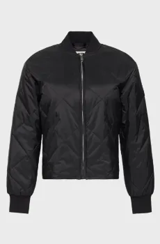 Женский черный бомбер LIGHTWEIGHT QUILTED BOMBER JACKE Черный L Calvin Klein Jeans LV147E514G
