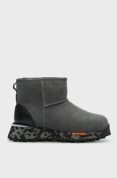 Женские серые замшевые угги Rell Серый 36 PRPY PRFAS7713W