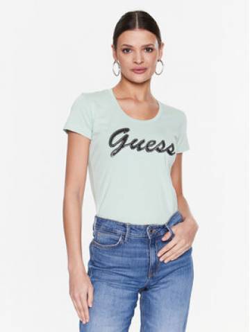Guess Футболка Adriana W3RI50 J1314 Зелений Slim Fit Guess Футболка Adriana W3RI50 J1314 Зелений Slim Fit