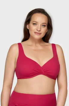 Женский малиновый лиф от купальника Малиновый 38E MARC&ANDRE L2326-YP-482-N