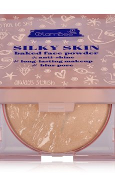 Запеченная пудра для лица GlamBee Silky Skin Baked Face Powder 02, 13 г
