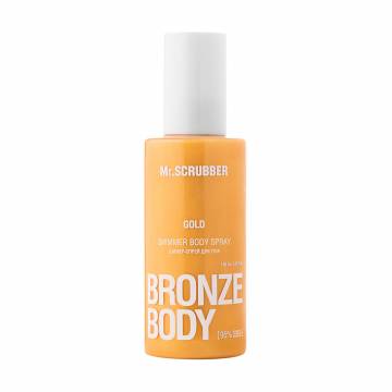 Шиммер-спрей для тела Mr.Scrubber Bronze Body Shimmer Body Spray Gold, 150 мл