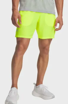 Мужские желтые шорты UA LAUNCH 7 SHORTS Желтый S Under Armour 1382620-731