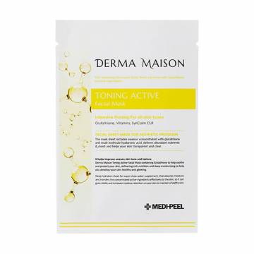 Тканевая маска для лица Medi-Peel Derma Maison Toning Active Facial Mask, 23 мл Тканевая маска для лица Medi-Peel Derma Maison Toning Active Facial Mask, 23 мл