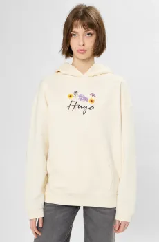 Женское белое худи Белый XS HUGO 50555814;115