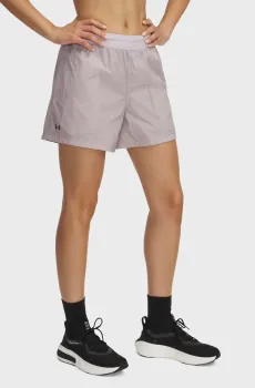 Женские пудровые шорты UA Rival Woven Short Розовый XS Under Armour 1389628-009