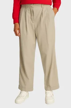 Женские бежевые брюки CHINO Бежевый XS Tommy Hilfiger WW0WW45589