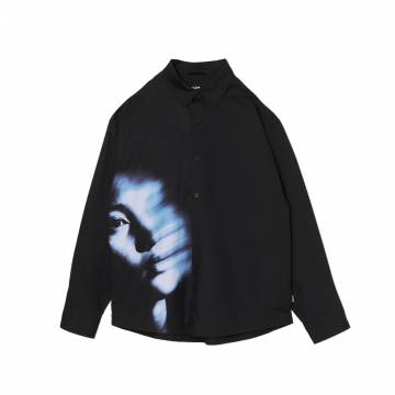 Cropp - Сорочка з принтом - чорний Cropp - Сорочка з принтом - чорний