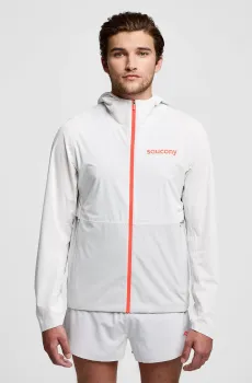 Мужская светло-серая ветровка ENDORPHIN RUNSHIELD Серый XXL Saucony SAM800360-CD