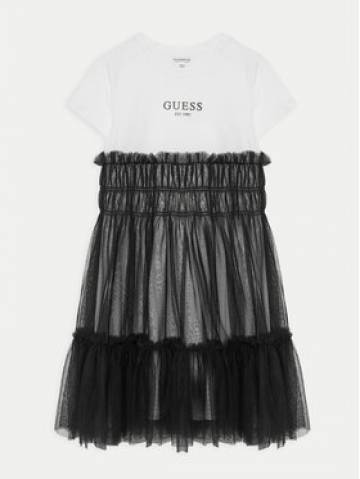 Guess Повсякденна сукня J5RK18 K6YW0 Чорний Regular Fit Guess Повсякденна сукня J5RK18 K6YW0 Чорний Regular Fit