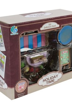 Детский игровой набор Shantou Jinxing Holiday Time Прилавок со свежим фрешем, от 3 лет, 18*15*5.5 см (904)