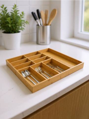 Органайзер для шухляди - бежевий