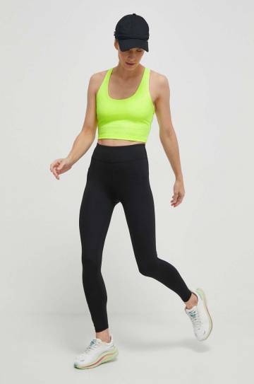 Спортивный бюстгальтер Dkny цвет жёлтый однотонный Спортивный бюстгальтер Dkny цвет жёлтый однотонный