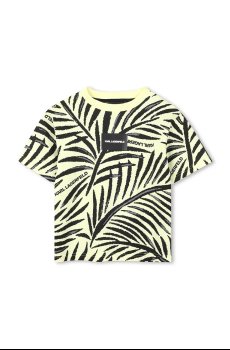 Детская хлопковая футболка Karl Lagerfeld