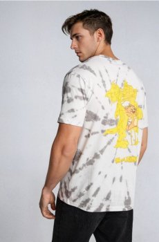 Бавовняна футболка з принтом Tom and Jerry - різнобарвний