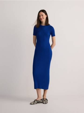 Reserved - LADIES` DRESS - синій - 866EH-55X Reserved - LADIES` DRESS - синій - 866EH-55X