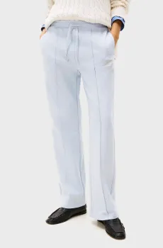 Женские голубые спортивные брюки TONAL FLAG STRAIGHT Голубой XS Tommy Hilfiger WW0WW44678