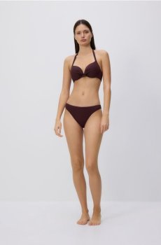 Reserved - LADIES` BEACHWEAR BRIEFS - темно-фіолетовий - 323HP-49X