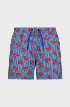 Мужские синие плавательные шорты с узором PRINTED MICROFIBER Синий 48 CMP 36R6107-N951