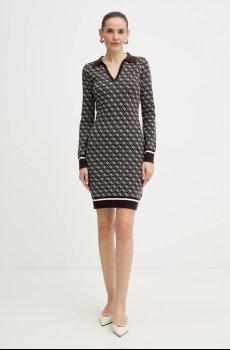 Платье с примесью шерсти Guess AUBREY