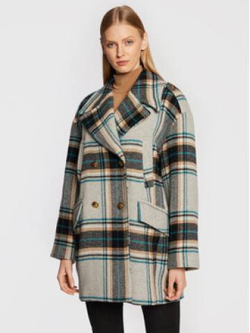 Pinko Вовняне пальто Cassandra 1G18CK 7638 Кольоровий Regular Fit Pinko Вовняне пальто Cassandra 1G18CK 7638 Кольоровий Regular Fit