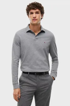 Мужское серое поло 1985 REGULAR Серый XL Tommy Hilfiger MW0MW20183