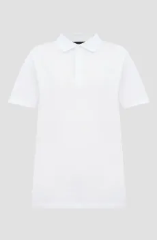 Мужское белое поло Белый M Karl Lagerfeld 500221.745750;10