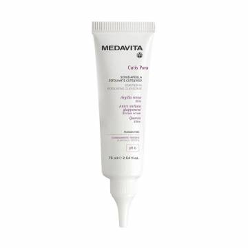 Отшелушивающий глиняный скраб для кожи головы и лица Medavita Cutis Pura Scalp&Skin Exfoliating Clay-Scrub, 75 мл Отшелушивающий глиняный скраб для кожи головы и лица Medavita Cutis Pura Scalp&Skin Exfoliating Clay-Scrub, 75 мл