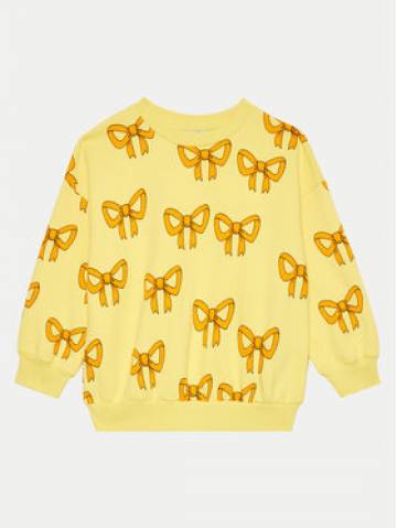Mini Rodini Світшот Bow 2472014923 Жовтий Regular Fit Mini Rodini Світшот Bow 2472014923 Жовтий Regular Fit